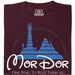 The Dark Lord's Fantasyland - Vista principal Camiseta Rojo Oscuro