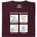 Scientific Meowthod - Vista principale T-shirt Rosso scuro