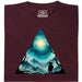 Triangle Landscape - Vista Principal Camiseta Rojo Oscuro