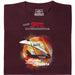 P.M. Magazine 3/1984 Aereo come Razzo - Vista principale T-Shirt Rosso Scuro