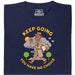 Keep Going, You Have No Choice - Vooraanzicht T-Shirt Marineblauw