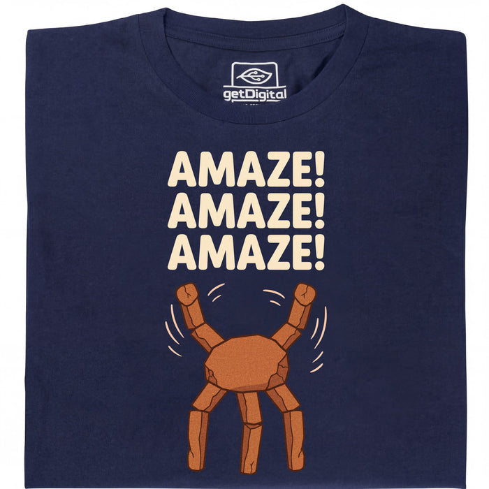 Amaze Amaze Amaze - Main view T-Shirt Navy Blue