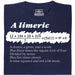 A Limerick - Math poem with equation - Main view T-shirt Navy Blue