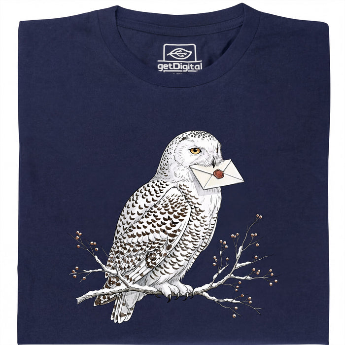 Owl Courier - Vista principal Camiseta Azul marino