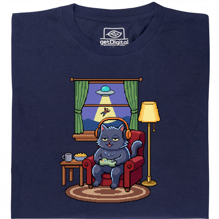 Do Not Disturb - Vista principale T-Shirt Blu Navy