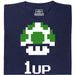 Shroom UP - Vista principal Camiseta Azul Marino