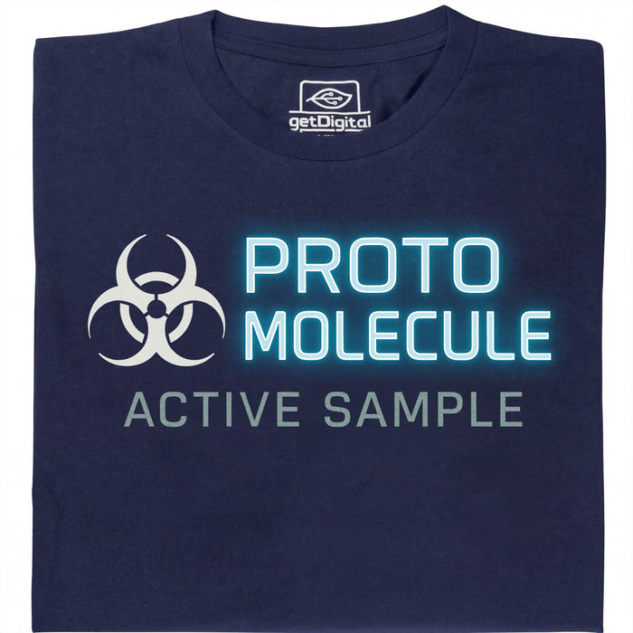 Protomolecule - Active Sample - Vooraanzicht T-shirt Marineblauw