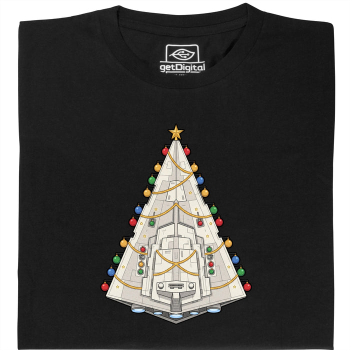Boomverwoester - Kerstmis volgens keizerlijke voorschrift - Frontaanzicht T-Shirt Zwart