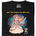 Princess &amp; The Sparkle - Hoofdweergave T-Shirt Zwart