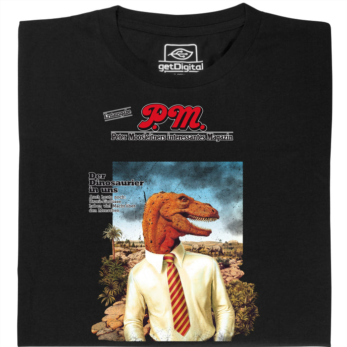 P.M. Magazine 11/1978 Il Dinosauro in Noi - Vista principale T-Shirt Nero