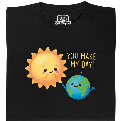 You Make My Day - Hoofdweergave T-shirt Zwart
