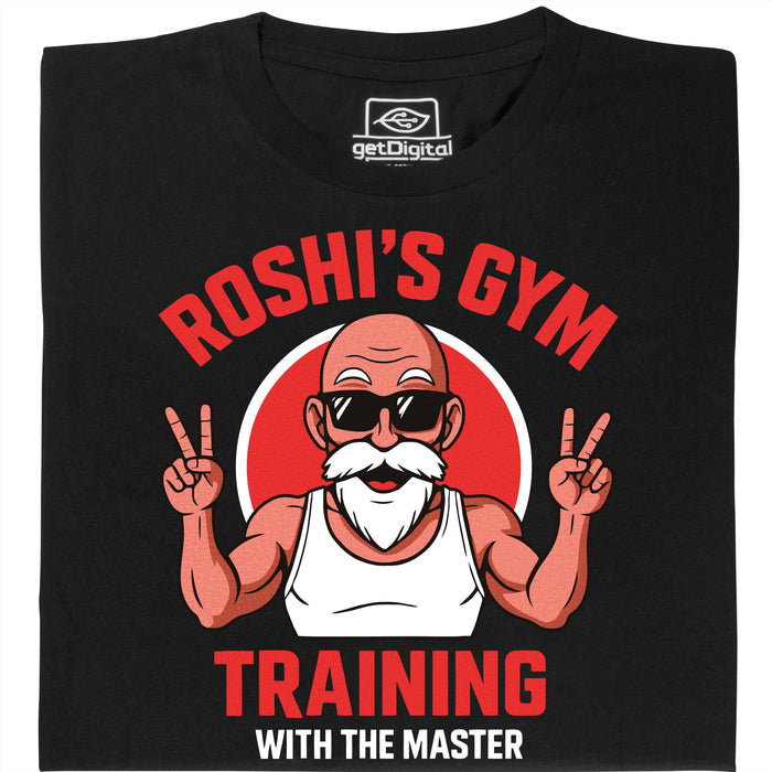 Training with the Master (Colourized) - Hoofdaanzicht T-Shirt Zwart