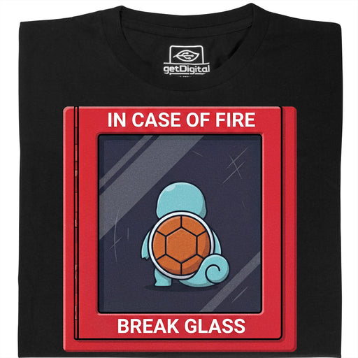In Case of Fire - Break Glass - Vista principale T-Shirt Nero