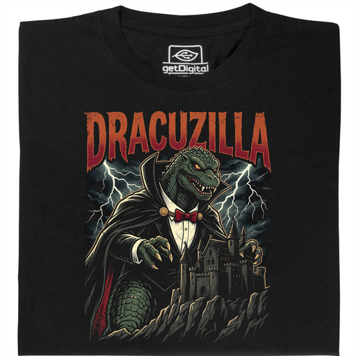 Dracuzilla - Hoofdaanzicht T-shirt Zwart