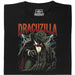 Dracuzilla - Vista principal Camiseta Negra