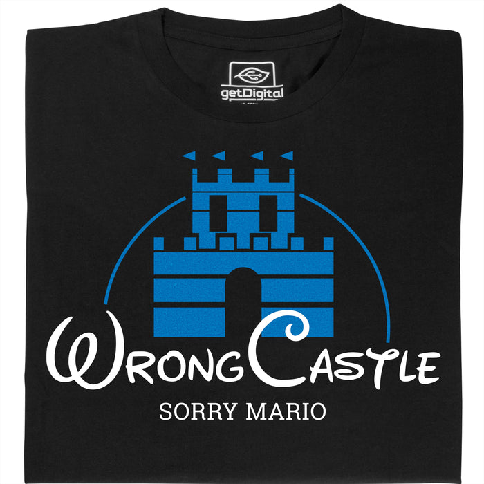 Sorry Mario - Vista principale T-shirt Nero
