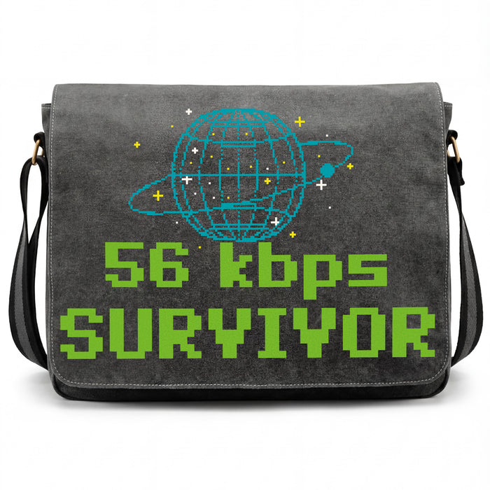 56kbps Survivor - Voorkant Tas