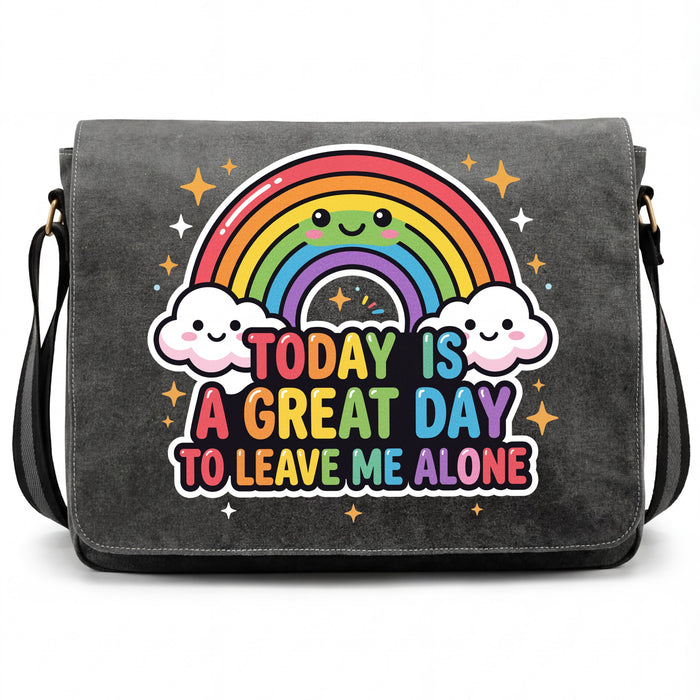 A Great Day To Leave Me Alone - Vooraanzicht Tas