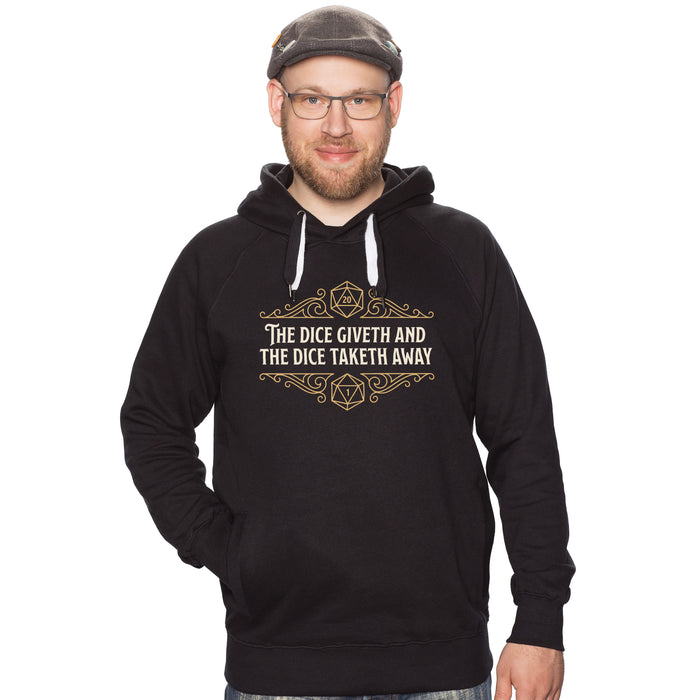 The Dice Giveth and the Dice Taketh Away - Hoodie Man Basti