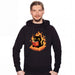 Gato Negro Leyendo "Evil Plans" - Planes Malvados con Estilo - Sudadera Hombre David