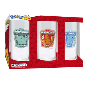Juego de vasos Pokémon Trío inicial