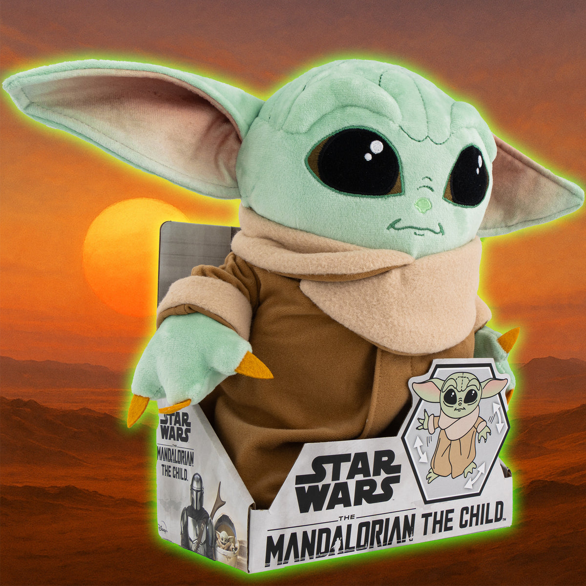 Star Wars Pupazzo Yoda Insain Baby Yoda 35 Cm Soft Toy From