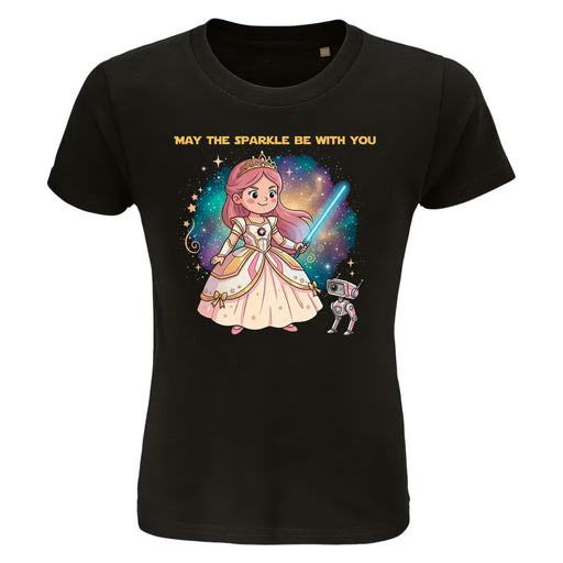 Nerdy Princess & The Galactic Sparkle - Kindershirt Front