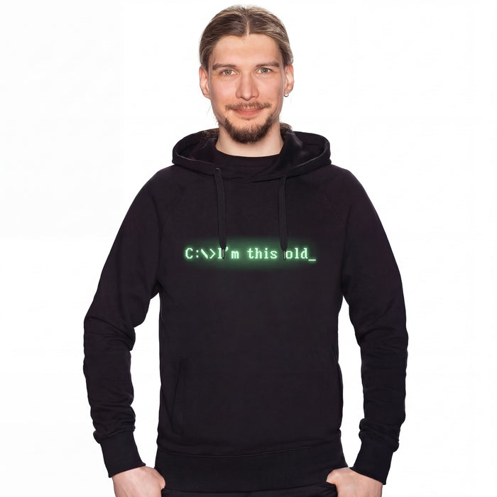 Command Line Veteran - Hoodie Man David
