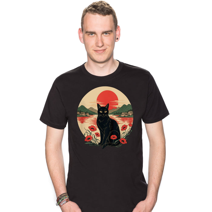 Sunset Cat  - T-Shirt Man Colin