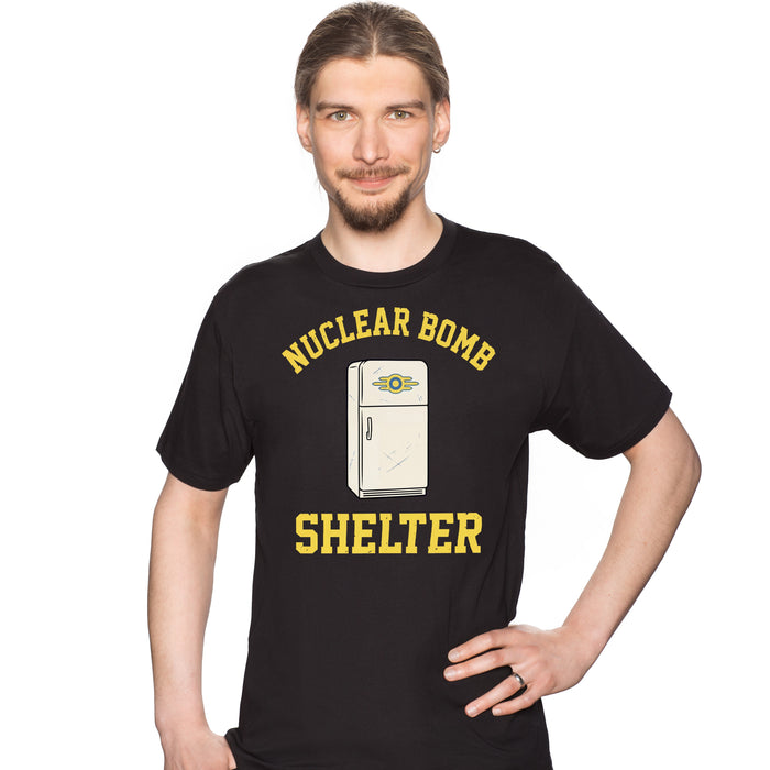 Nuclear Bomb Shelter Kühlschrank - T-Shirt Homme David