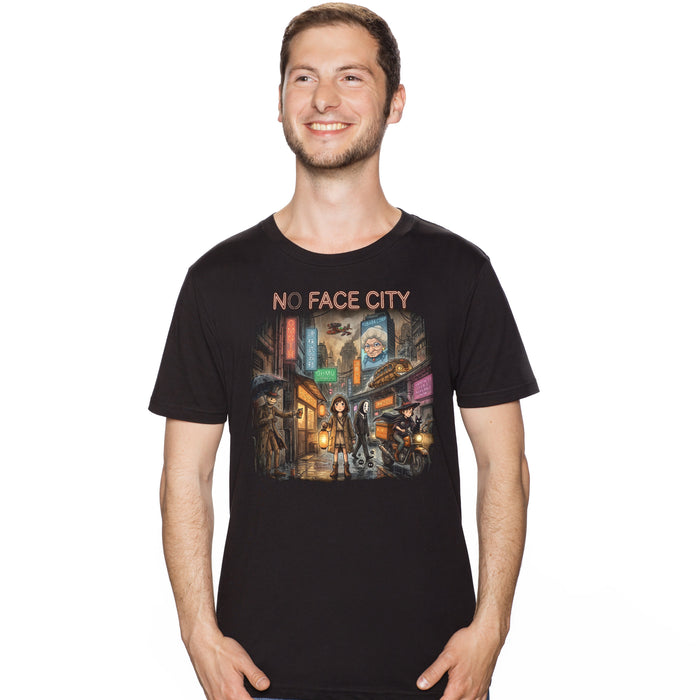 No Face City - T-Shirt Mann Tobi