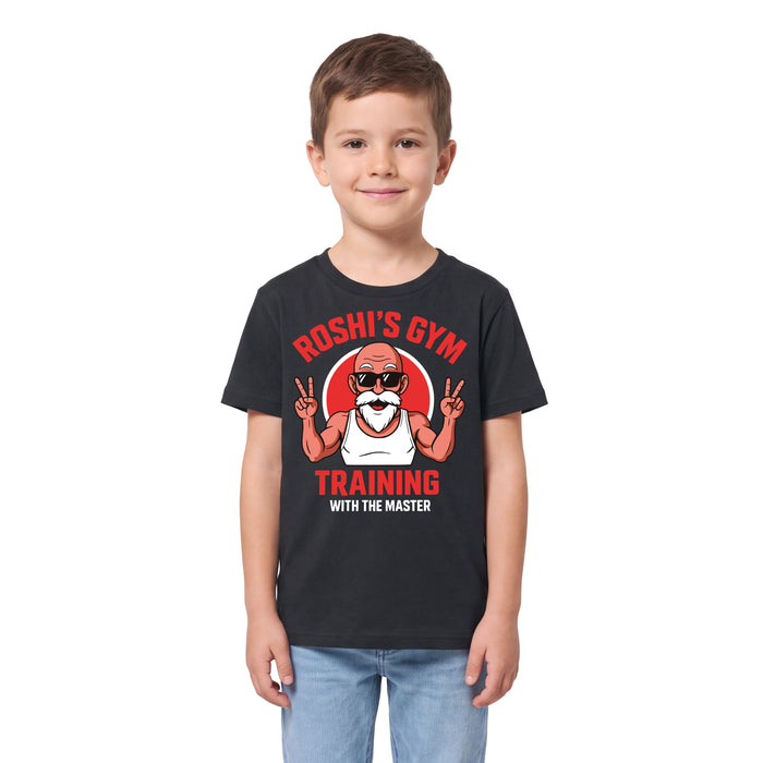 Training with the Master (Colourized) - Kindershirt Model Junge 2