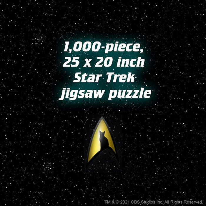 Star Trek Cats 1000 Stukjes Puzzel - Katten in de Ruimte