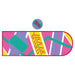 Set de Alfombrilla XL para Escritorio &amp; Posavasos Back to the Future Hoverboard