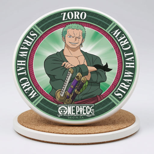 One Piece keramische onderzetter met Roronoa Zoro design