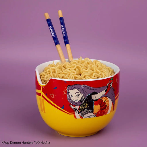 KPop Demon Hunters Ramen Bowl met Eetstokjes - Mira