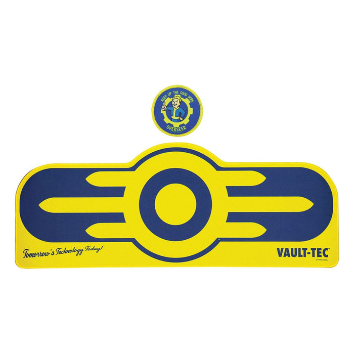 Tappetino da scrivania Fallout con sottobicchiere Vault-Tec
