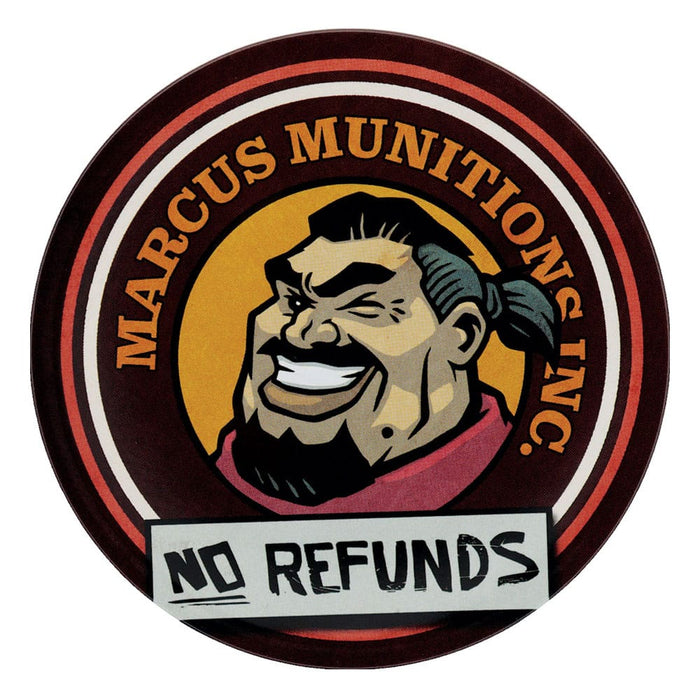 Borderlands Onderzetters set van 4 (metaal, kurken achterkant)