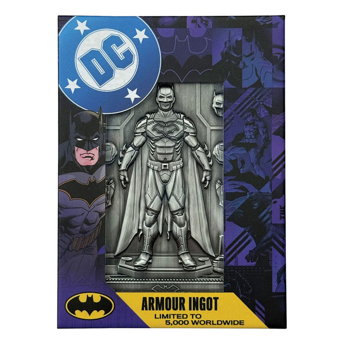 Lingote de metal DC Comics Batman con armadura