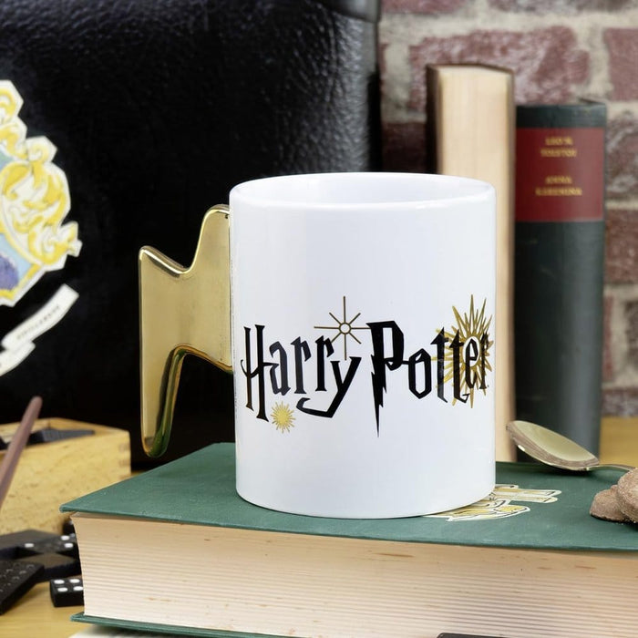Harry Potter Mug with Lightning Bolt Handle