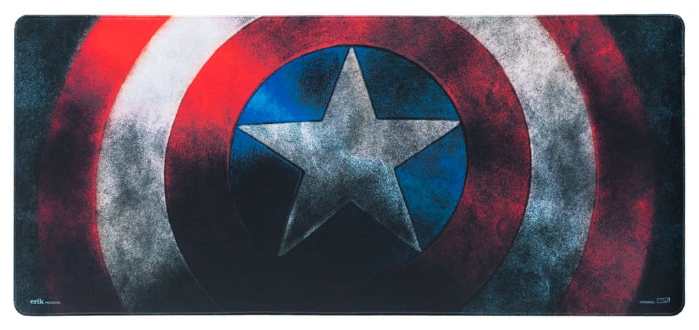 Tapis de souris XL Captain America bouclier