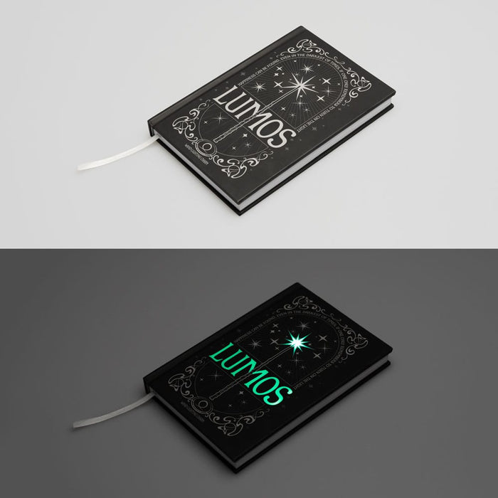 Harry Potter Notizbuch Lumos mit Zauberstab