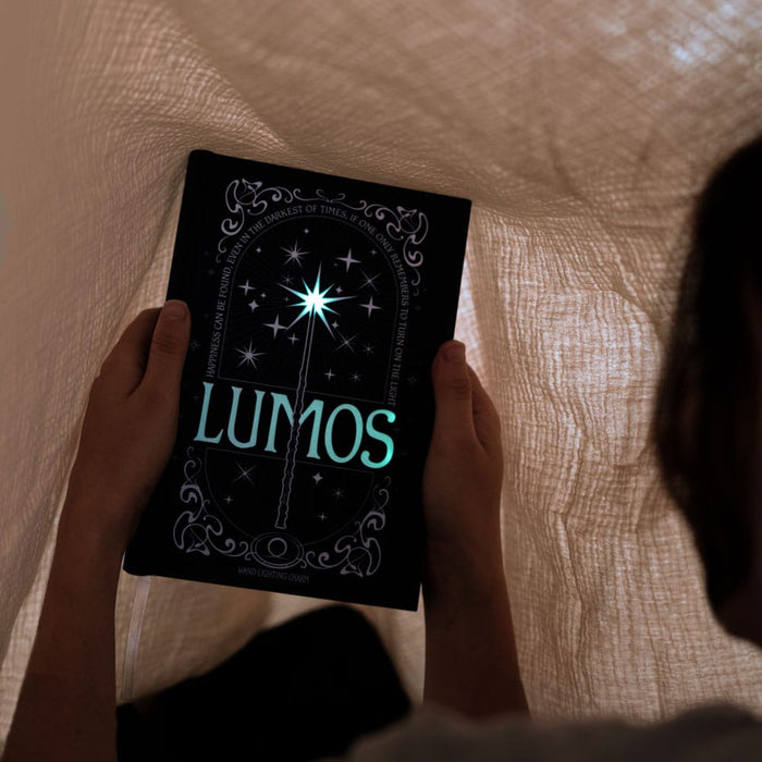 Harry Potter Notizbuch Lumos mit Zauberstab