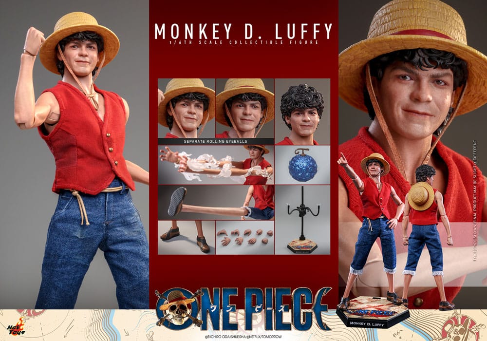 One Piece Figurine articulée Monkey D. Luffy (série Netflix)