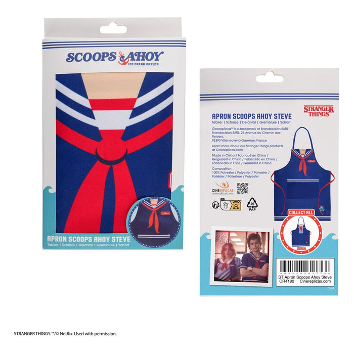 Stranger Things Schort Scoops Ahoy Steve
