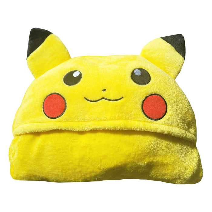 Pokémon Hooded Blanket with Pikachu Hood