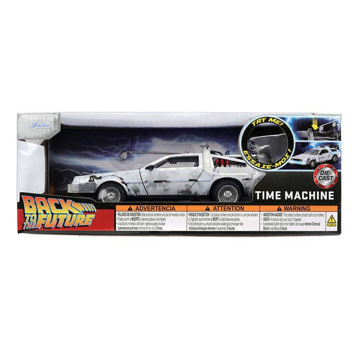 Back to the Future DeLorean modelauto (Frost Edition)