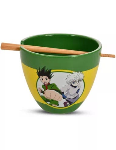 Hunter x Hunter Ramen Bowl with Chopsticks (Gon & Killua)