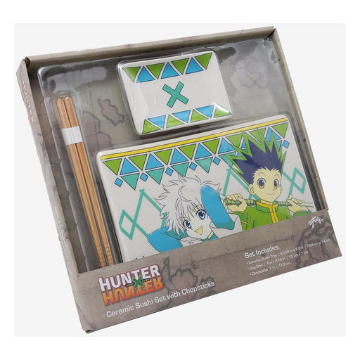 Set à sushi Hunter x Hunter Gon et Killua (céramique)