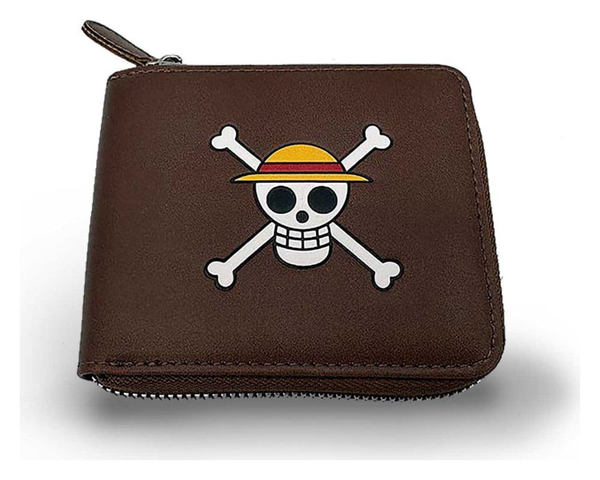 One Piece Portafoglio Jolly Roger di Cappello di Paglia